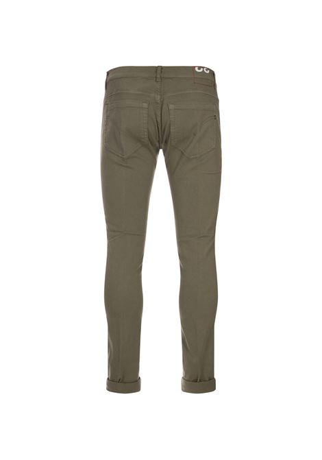 George Skinny Jeans In Green Bull Denim DONDUP | UP232-BS0030 PTD619